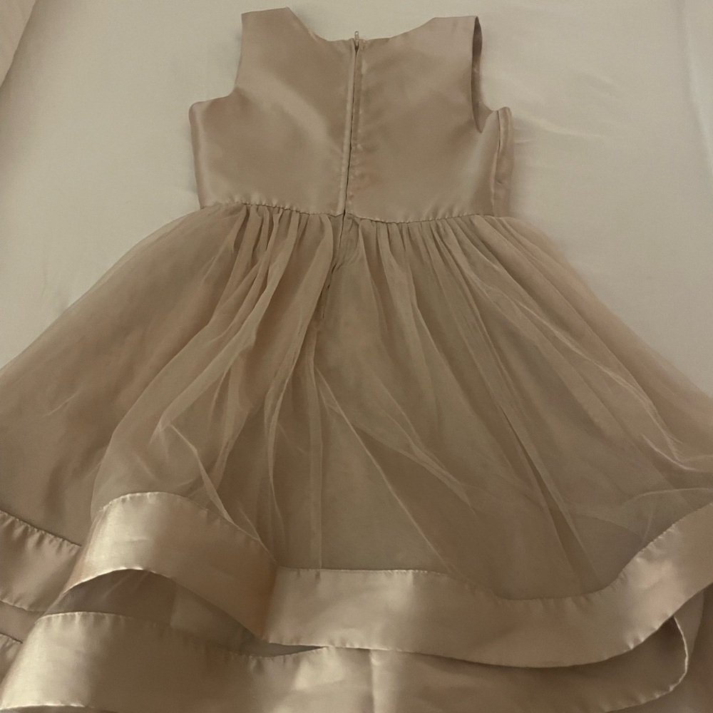 Elegant Beige Kids Dress